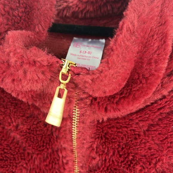 No Boundaries Furry Jacket Half Zip Kangaroo Pocket Fleece Coat Women’s Small - Picture 11 of 16